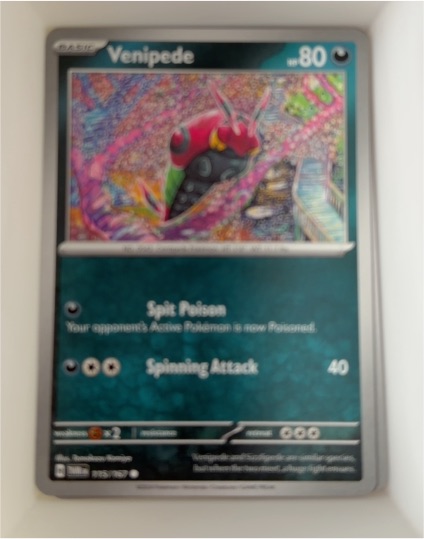 2023 Pokémon SV06: Twilight Masquerade #115 Venipede — front