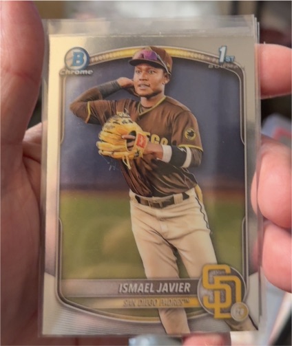 2025 Bowman Chrome Prospects #BCP-52 Ismael Javier — front