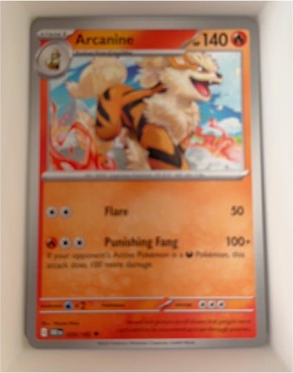 2023 Pokemon SV10: Destined Rivals #028 Arcanine — front