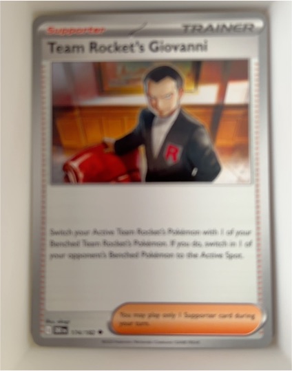 2022 Pokémon Scarlet & Violet Destined Rivals #174 Team Rocket's Giovanni — front