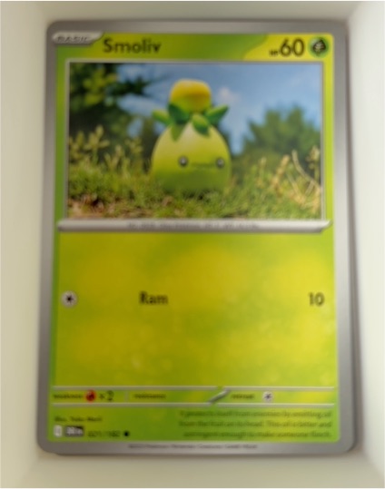 2025 Pokémon #21 Smoliv — front