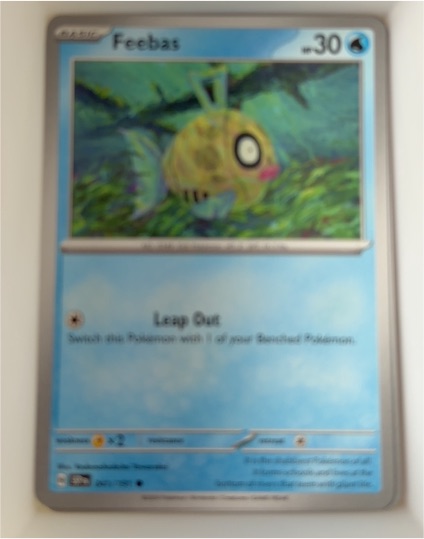 2023 Pokémon SV08: Surging Sparks #041 Feebas — front