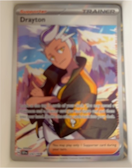 2024 Pokémon TCG SV08: Surging Sparks #232 Drayton — front