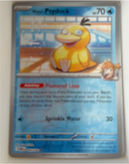 Misty's Psyduck SV10: Destined Rivals #045/182 — front