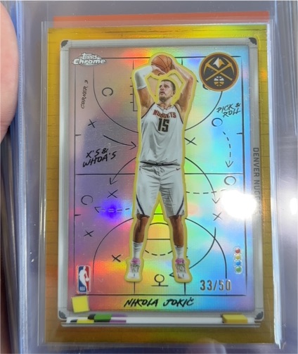 2025-26 Topps Chrome #XW-3 Nikola Jokic X's and Whoa's — front