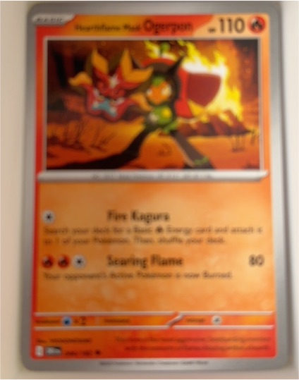 2025 Pokémon SV10 Destined Rivals #44 Hearthflame Mask Ogerpon — front