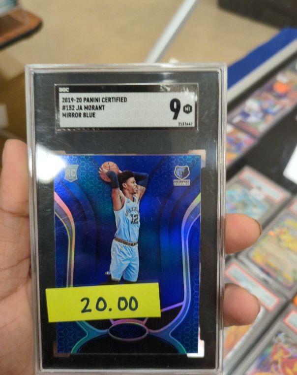 2019-20 Panini Certified #152 Ja Morant Mirror Blue — front