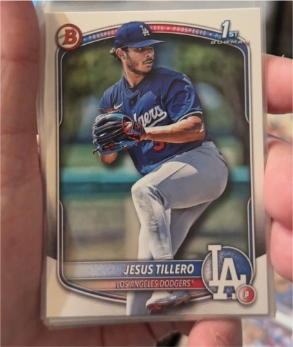 2025 Bowman #BP-117 Jesus Tillero — front