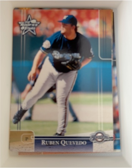 2002 Leaf Rookies & Stars #187 Ruben Quevedo — front