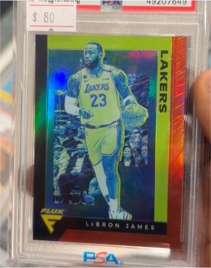 2020 Panini Flux #79 LeBron James — front