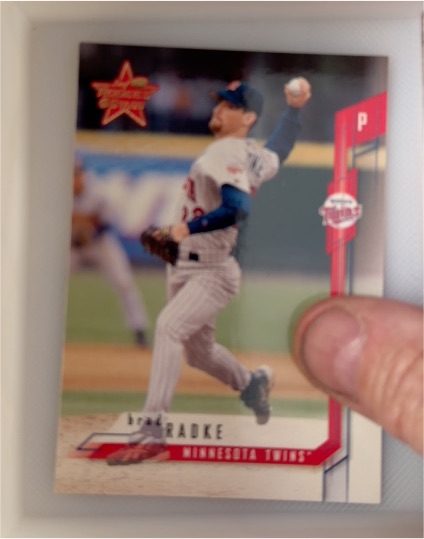 2002 Donruss #122 Brad Radke Minnesota Twins — front