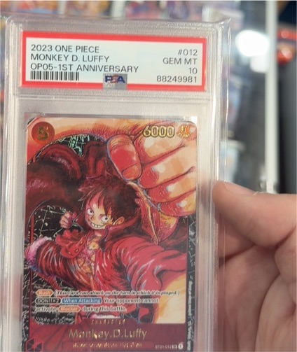 2023 One Piece OP05 Monkey D. Luffy 1st Anniversary #012 — front