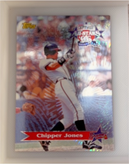 1996 Topps All Stars #AS8 Chipper Jones — front