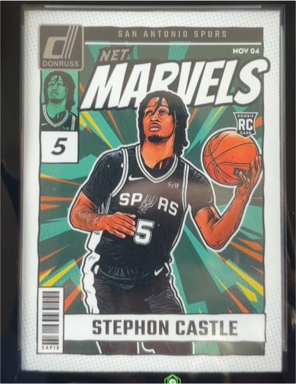 2024-25 Donruss #23 Stephon Castle Net Marvels RC — front