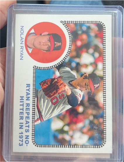 2022 Topps Heritage High Number #AA-2 Nolan Ryan — front