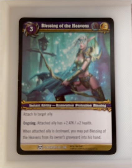 2009 World of Warcraft TCG Blood of Gladiators #82 Blessing of the Heavens — front