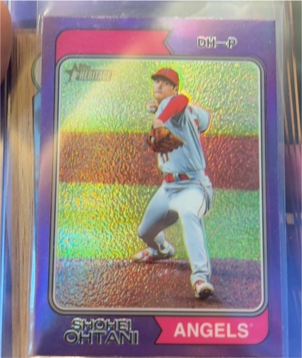 2023 Topps Heritage #20 Shohei Ohtani — front