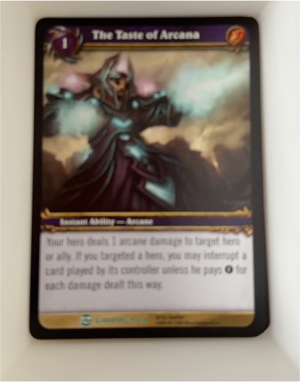 World of Warcraft TCG The Taste of Arcana #39/208 — front