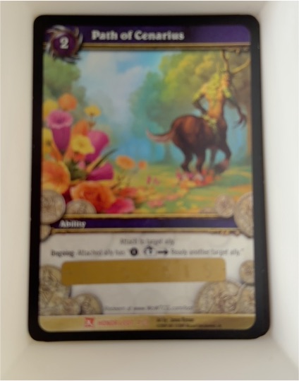 2009 World of Warcraft TCG Path of Cenarius #2 — front
