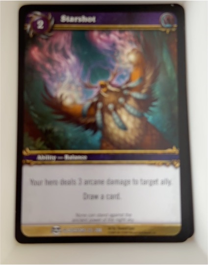 World of Warcraft TCG Blood of the Gladiators #23 Starshot — front