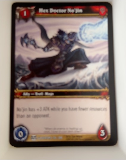 2009 World of Warcraft TCG Blood of the Gladiators #134 Hex Doctor No'jin — front