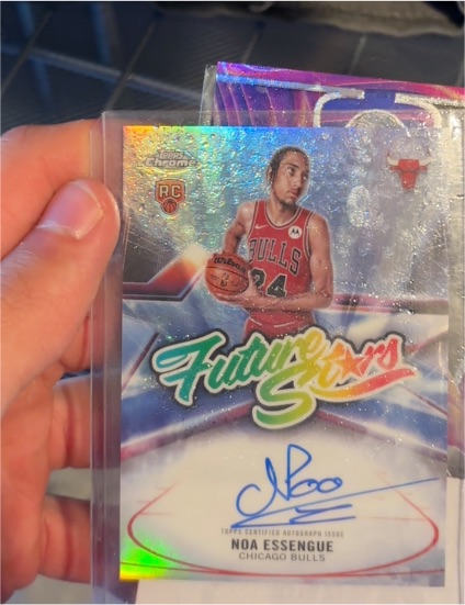 2025-26 Topps Chrome #FS-NE Noa Essengue Future Stars — front