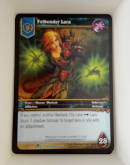 World of Warcraft TCG Scourgewar #4/270 Felbender Lara — front
