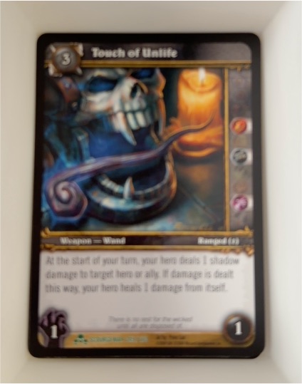 2009 World of Warcraft TCG Scourgewar #245 Touch of Unlife — front