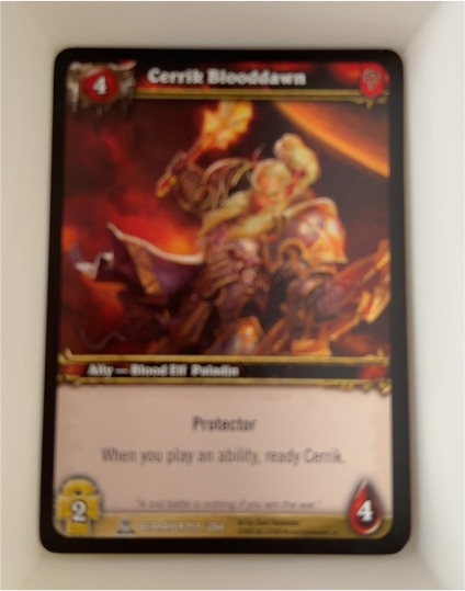 World of Warcraft TCG 2008 #159/264 Cerrik Blooddawn — front