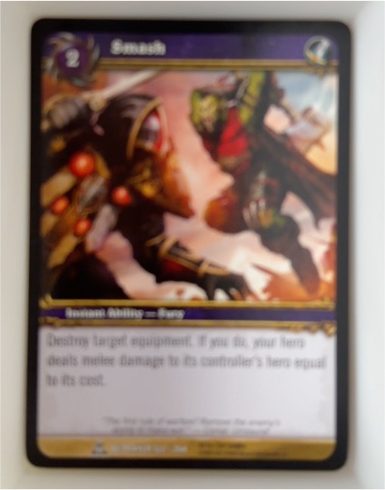 2008 World of Warcraft TCG Servants of the Betrayer #122/264 Smash — front