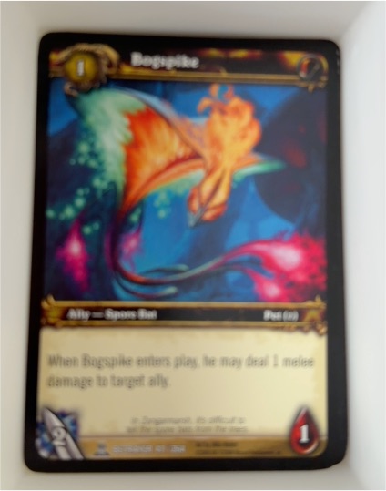 World of Warcraft TCG Servants of the Betrayer #47/264 Bogspike — front