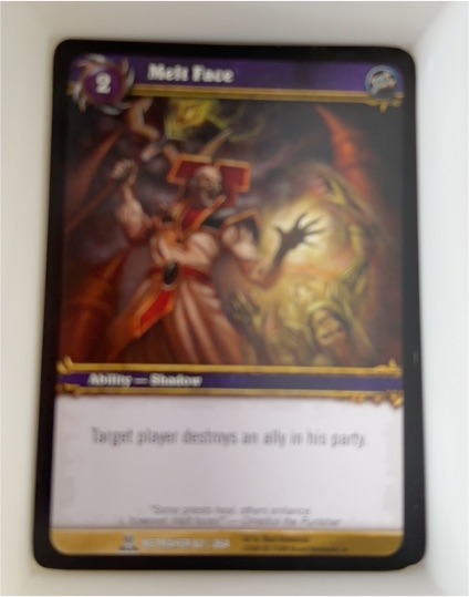 2008 World of Warcraft TCG #82/264 Melt Face — front