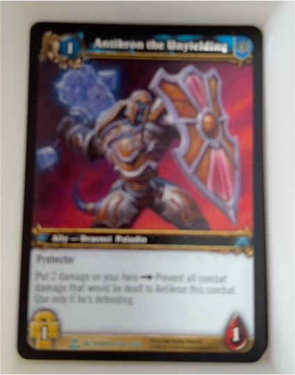 2008 World of Warcraft TCG #130/264 Antikron the Unyielding — front