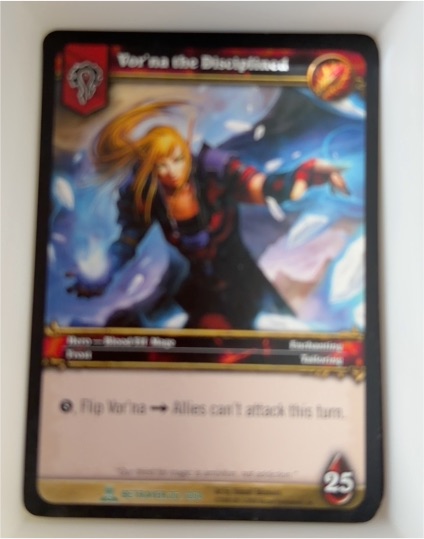 World of Warcraft TCG 2007 #26 Vor'na the Disciplined — front