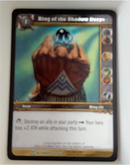 2008 World of Warcraft TCG #232 Ring of the Shadow Deeps — front