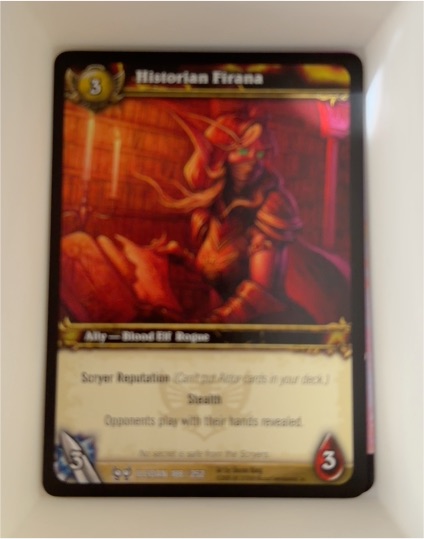 World of Warcraft TCG Historian Firana - Hunt for Illidan 188/252 — front