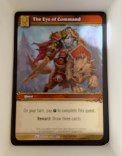 2009 World of Warcraft TCG Fields of Honor #193 The Eye of Command — front