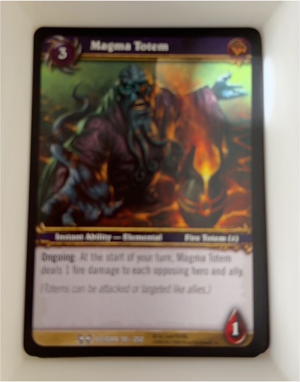 2008 World of Warcraft TCG The Hunt for Illidan #90 Magma Totem — front