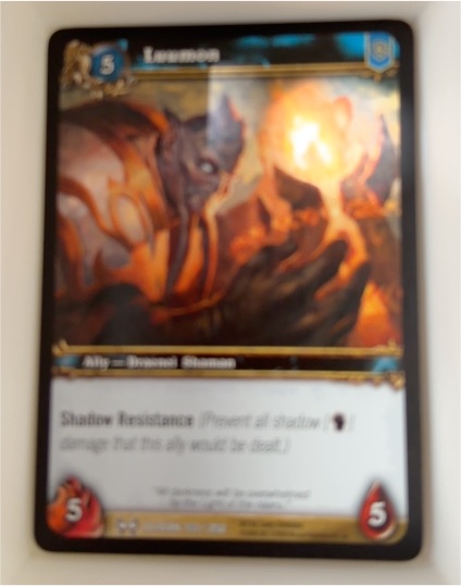 World of Warcraft TCG The Hunt for Illidan #133 Luumon — front