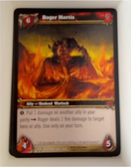 2007 World of Warcraft TCG The Hunt for Illidan #166 Roger Mortis — front
