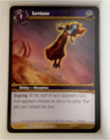 World of Warcraft TCG The Hunt for Illidan #70/252 Levitate — front