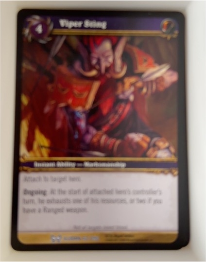2006 World of Warcraft TCG #4 Viper Sting — front