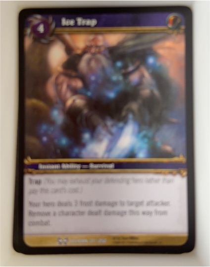 2006 World of Warcraft TCG The Hunt for Illidan #37 Ice Trap — front