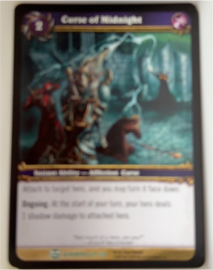 2009 World of Warcraft TCG Curse of Midnight #69/208 Blood of Gladiators — front