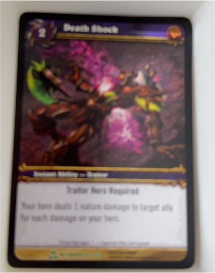 World of Warcraft TCG 2007 #97/264 Death Shock — front