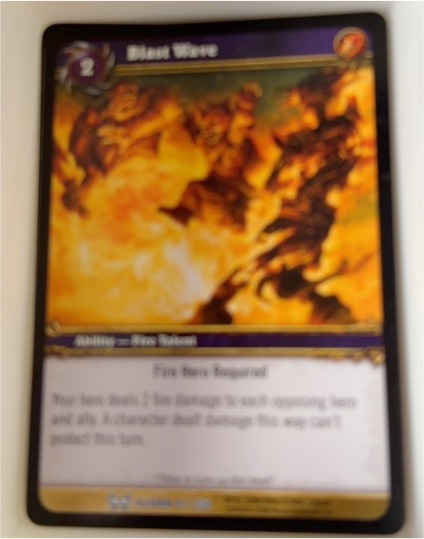 World of Warcraft TCG Blast Wave #47 — front