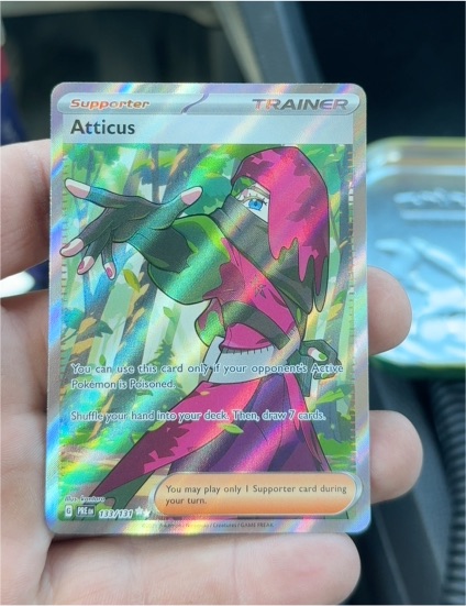 2025 Pokémon Prismatic Evolutions #133 Atticus — front