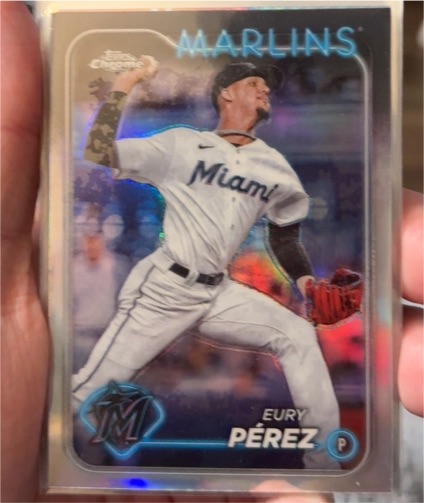 2024 Topps Chrome #6 Eury Perez — front