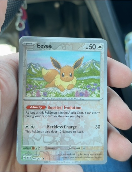 2025 Pokemon #074 Eevee — front