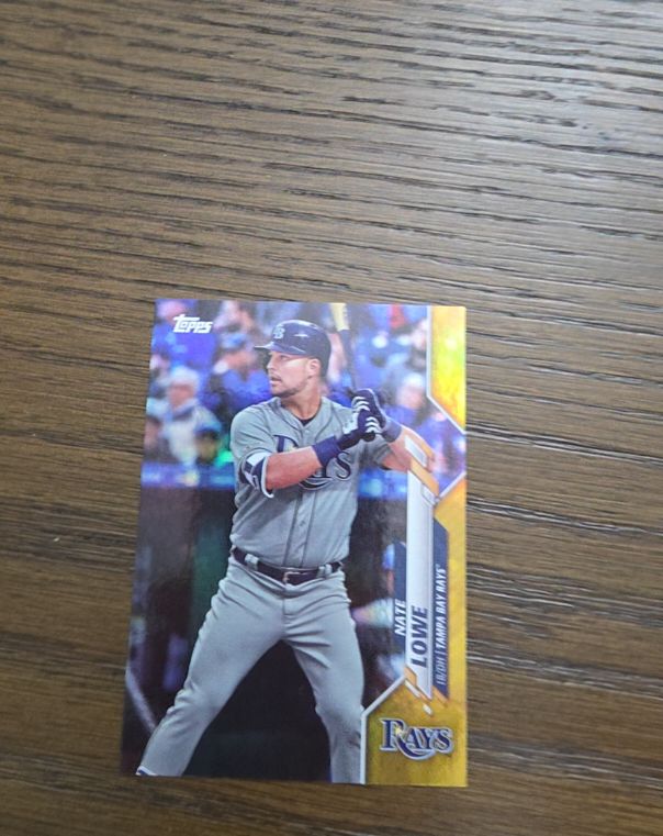 2020 Topps #626 Nate Lowe — front